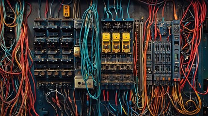 Electronic control devices and PLC equipment